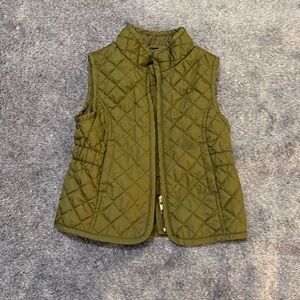 Old Navy Olive Green Quilted Vest for Kids